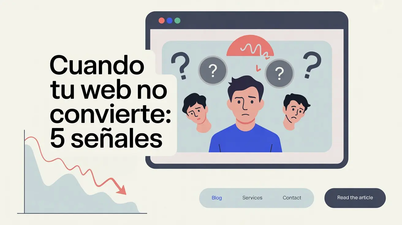 Cuando tu web no convierte 5 señales
