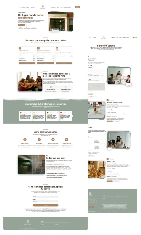 Rediseño web para Salutalia